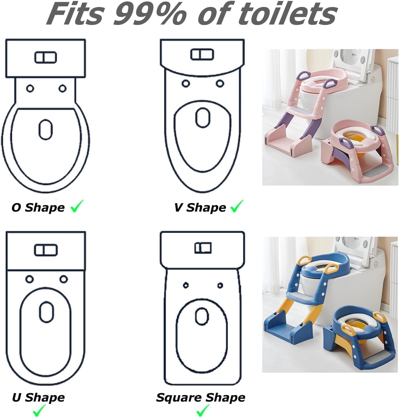 ESCALERA DE BAÑO PARA BEBÉ ROSADA