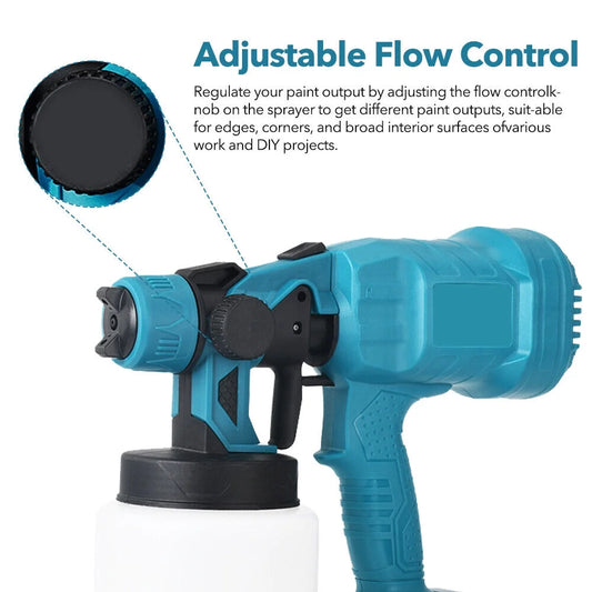 PISTOLA DE PINTURA CORDLESS 2 BATERIAS 48V AM-411 (12 UND X CAJA)